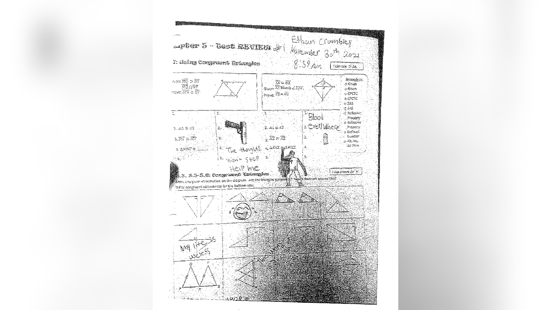 Jennifer Crumbley, Ethan Crumbley's mother, sent ominous texts on day