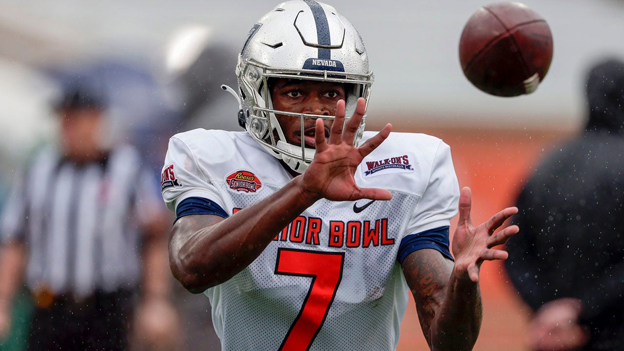 Nevada's Carson Strong still has 2 favorite targets at Senior Bowl