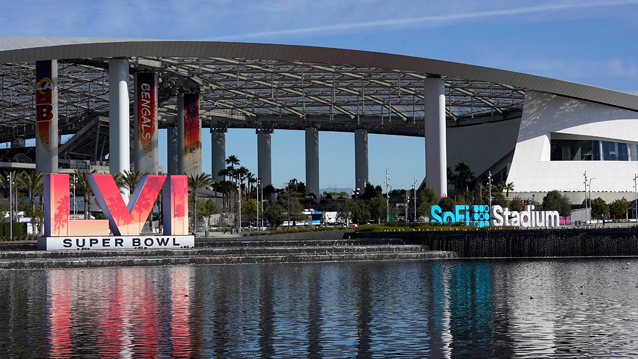 Los Angeles Youth Orchestra musicians perform with masks on outside Super  Bowl