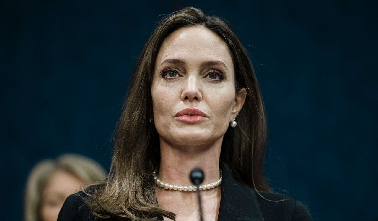 Angelina share Ukraine video