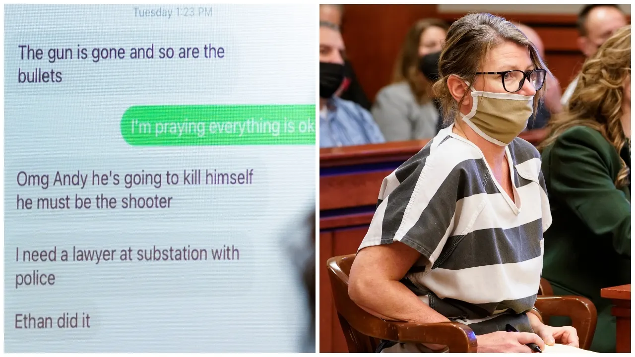 Jennifer Crumbley, Ethan Crumbley's mother, sent ominous texts on day ...