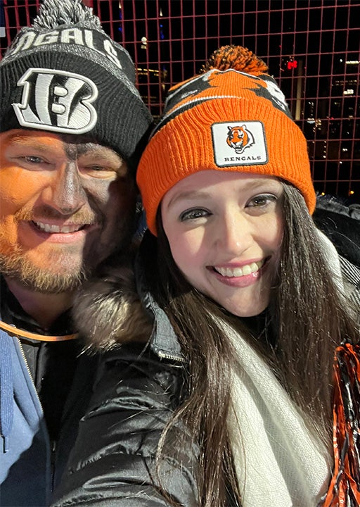 Super Bowl 2022 brings wedding-day bliss to Bengals-bonded couple