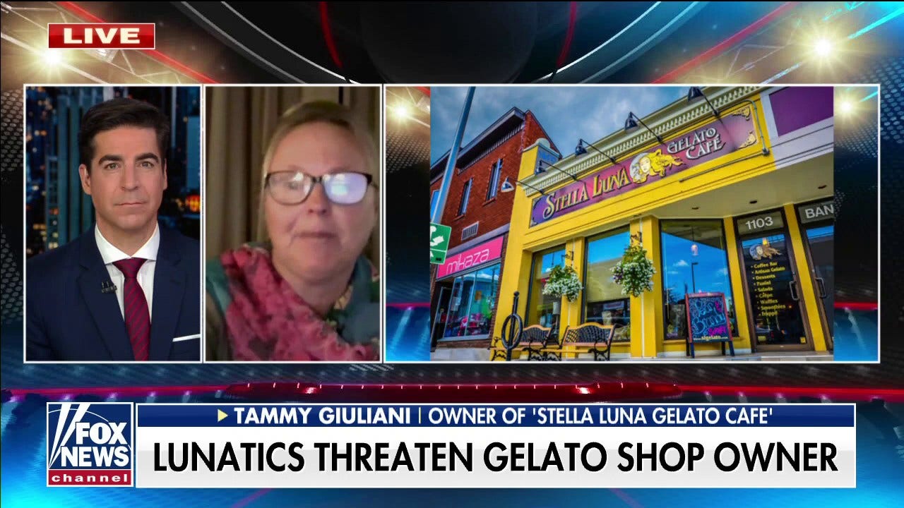 Canadian gelato shop owner breaks down over threats for supporting truckers