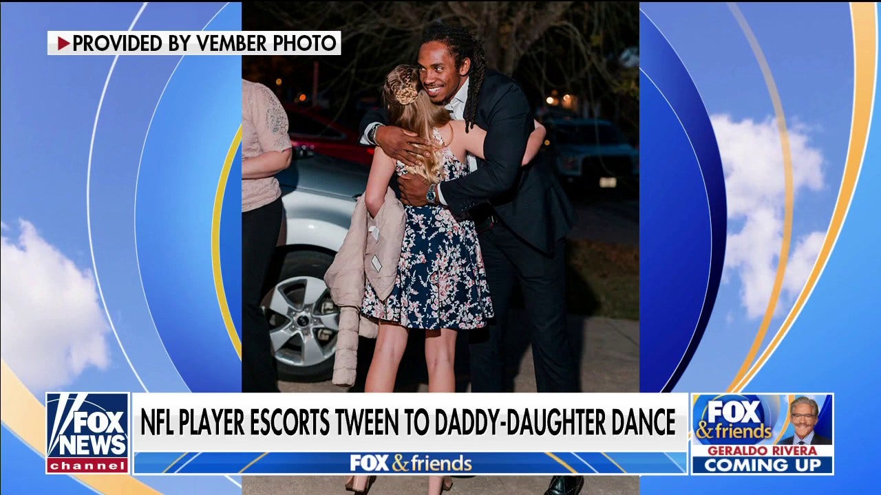 NFL player escorts Texas middle schooler to daddy-daughter dance after father's death