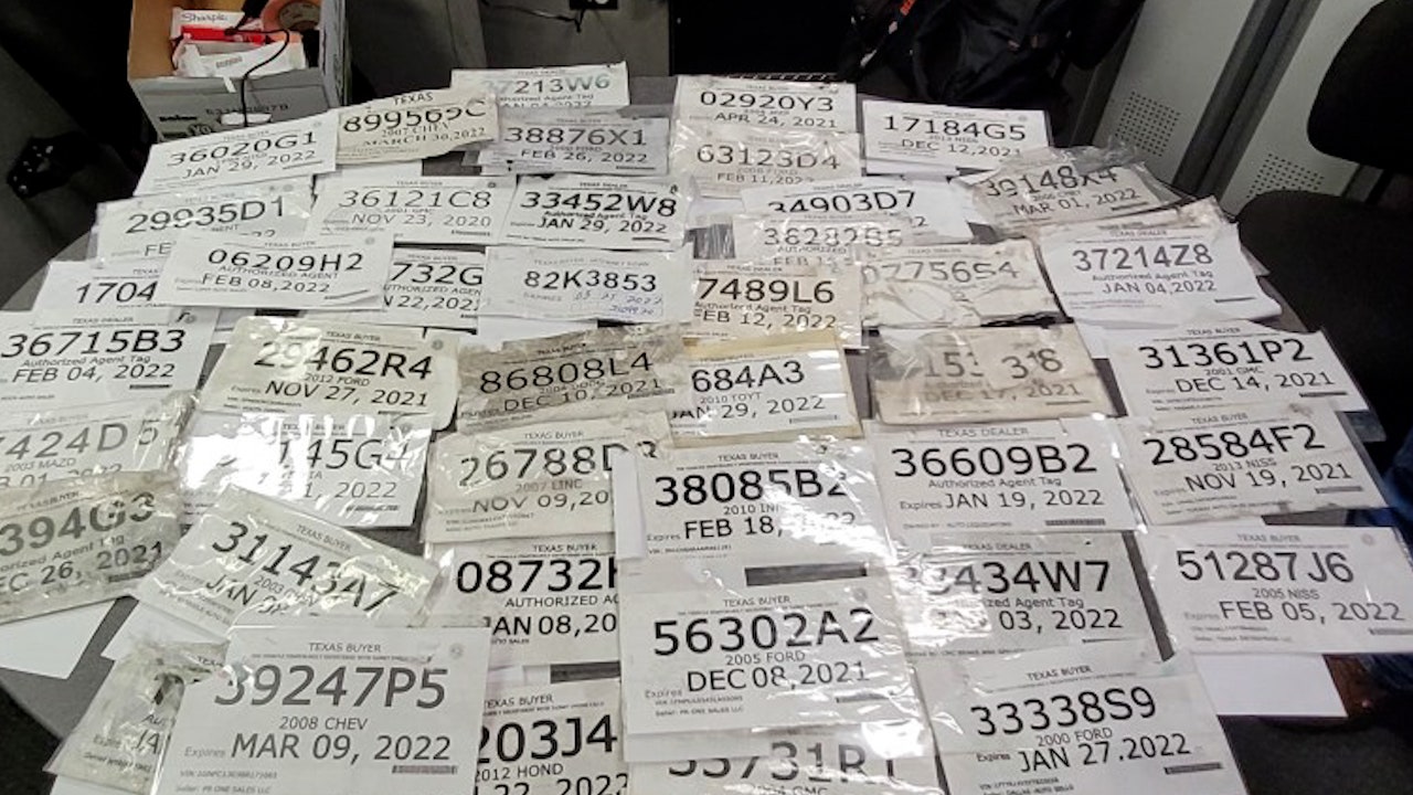 Fake Paper License Plates Tied To Thousands Of Crimes Across US Fox News