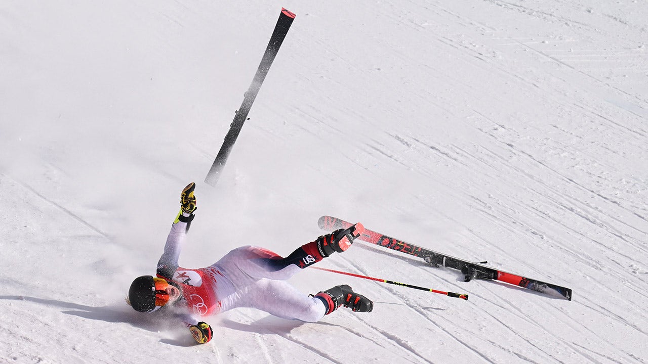 US skier Nina O’Brien suffers horrifying crash in Olympics giant slalom event: ‘She is alert and responsive’
