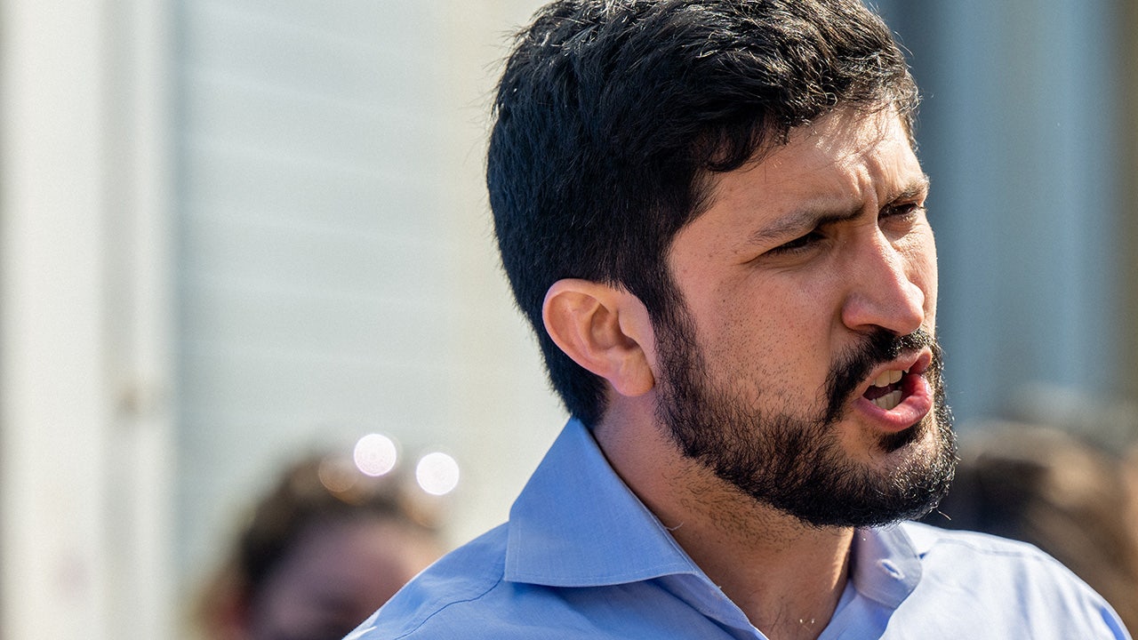 Greg Casar at rally