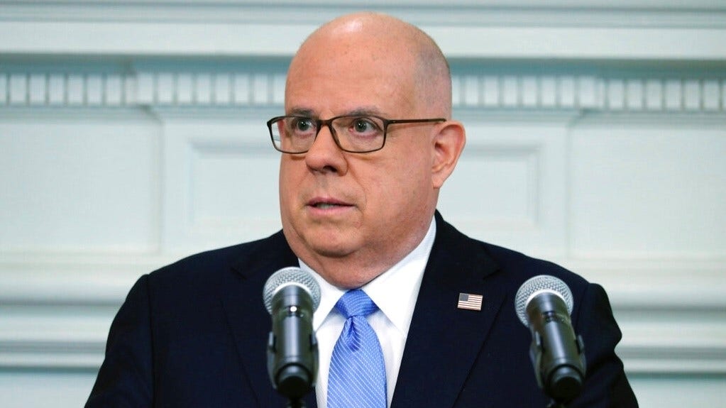 Maryland Gov. Larry Hogan rules out 2022 Senate run but not 2024 White House bid