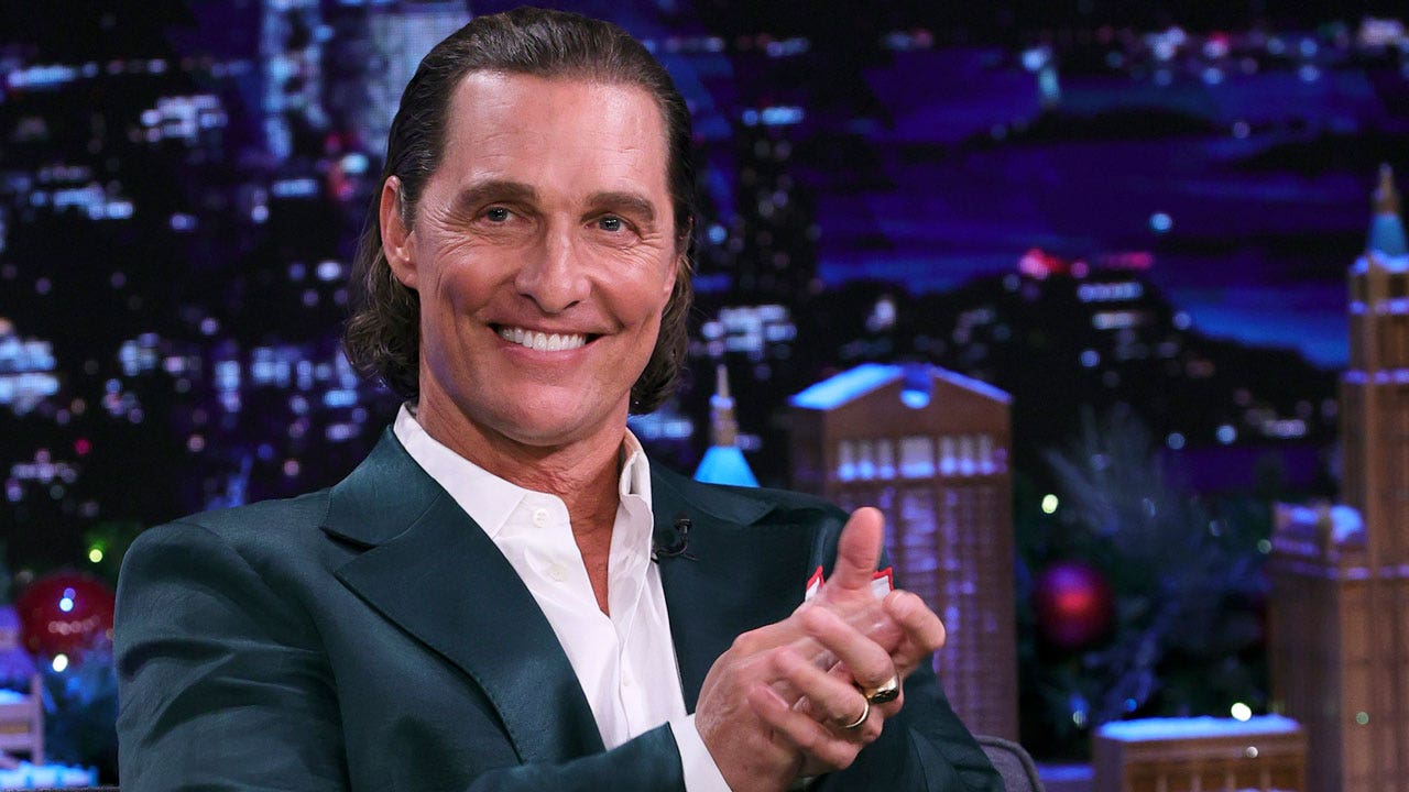 Matthew McConaughey says 'holding on' tightly to 'blue or red flag pole' isn’t the way 'forward' with politics