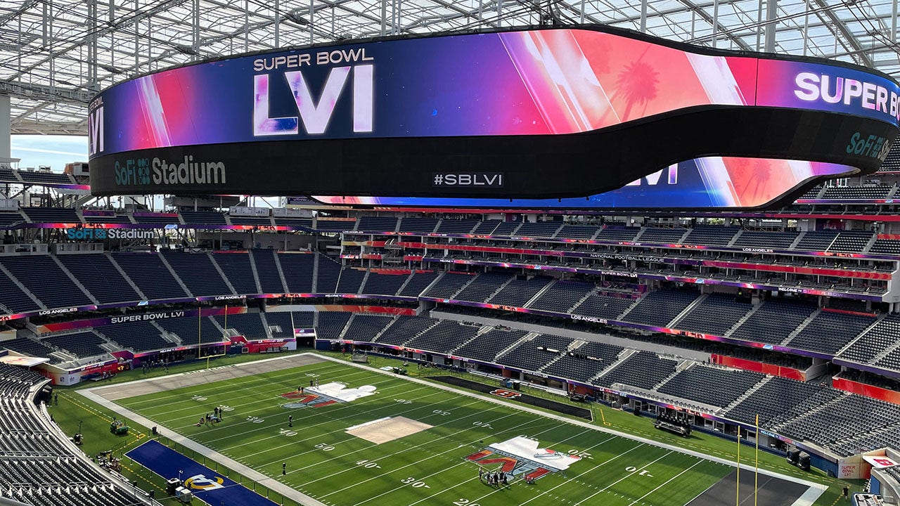 Super Bowl 2022: SoFi Stadium gears up for packed house to watch  Rams-Bengals battle for NFL championship