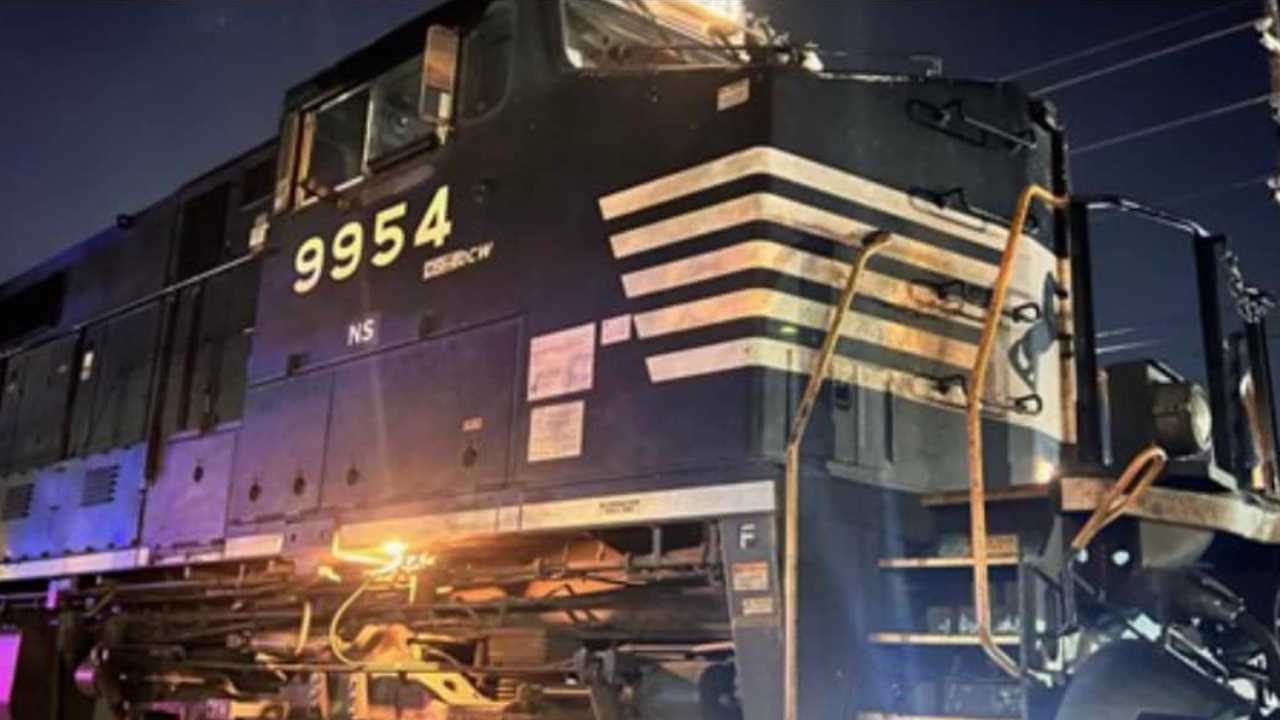 Louisiana train 'narrowly missed' two kids on tracks: police