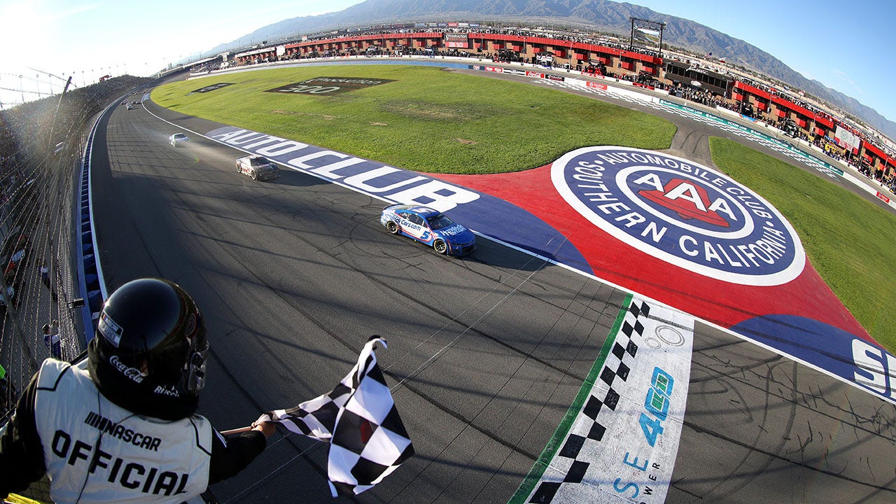 Kyle Larson wins California NASCAR race at Fontana