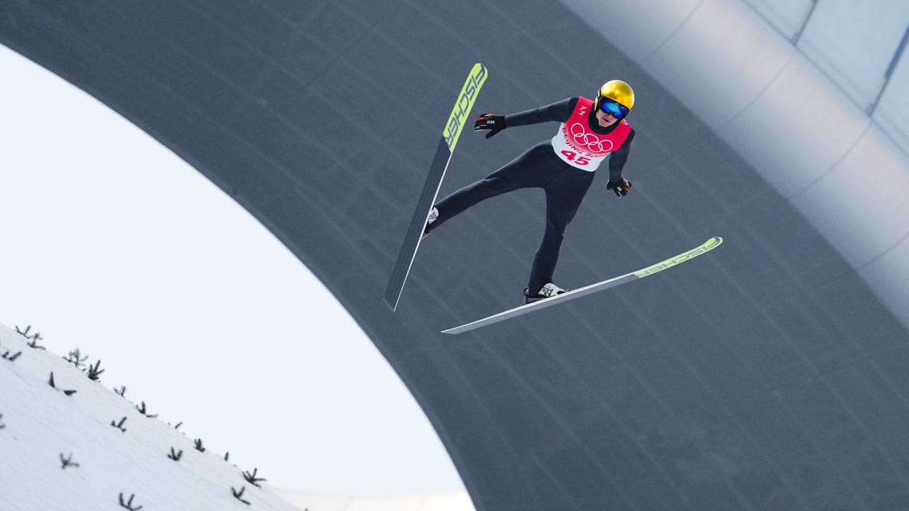 Germany’s Vinzenz Geiger wins Olympic gold in Nordic combined