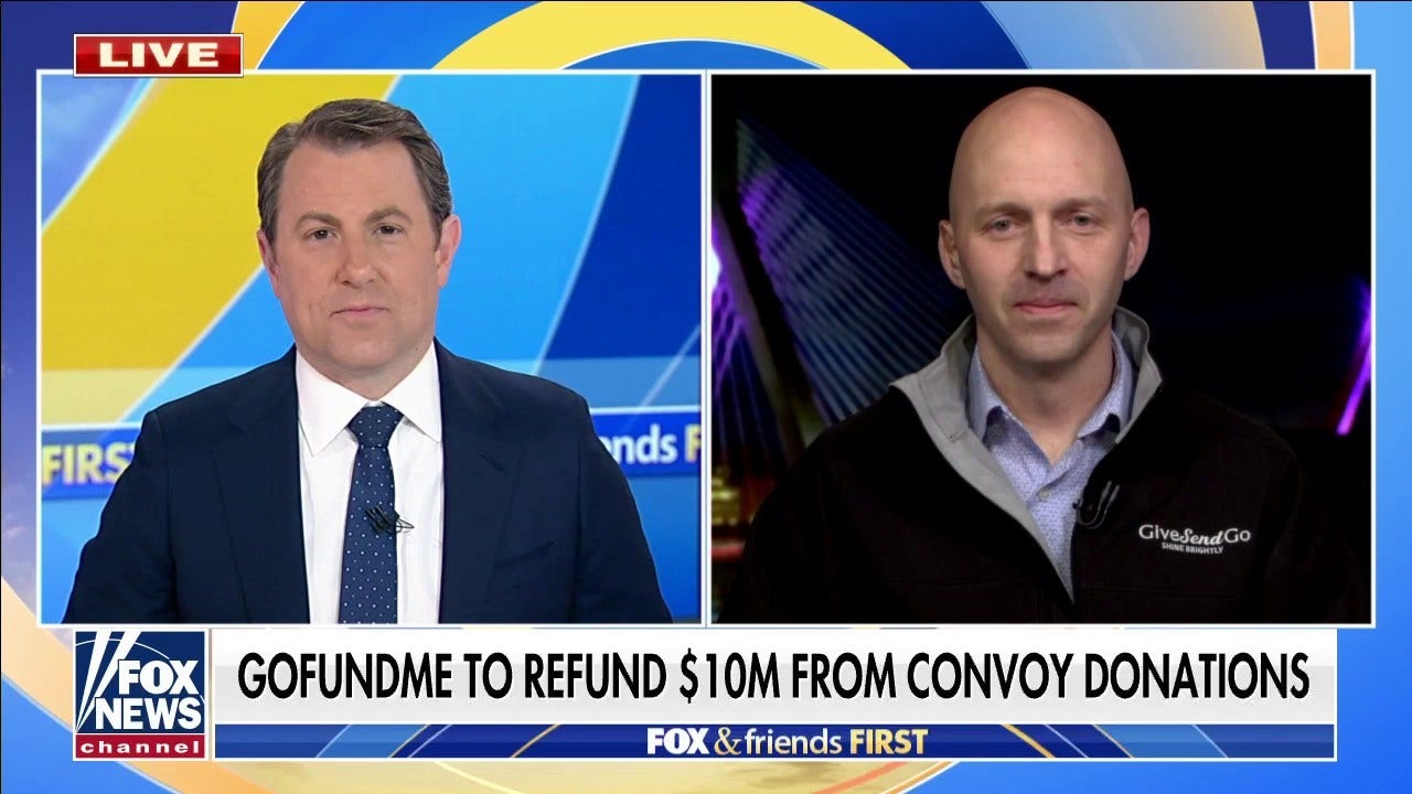 Givesendgo Cfo Rips Gofundme For Blocking Canada Trucker Donations Stands In The Face Of All Freedoms Fox News
