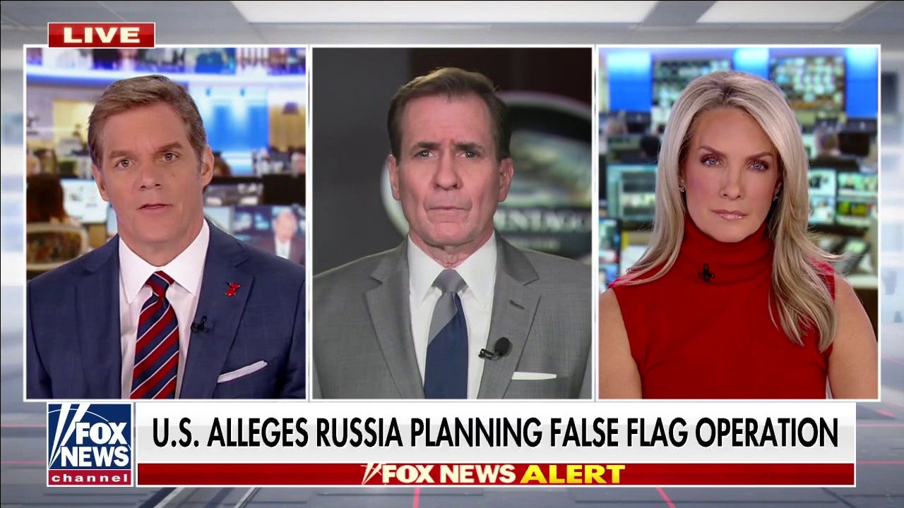 Pentagon spokesman pressed on claims of Russia planning false flag ...