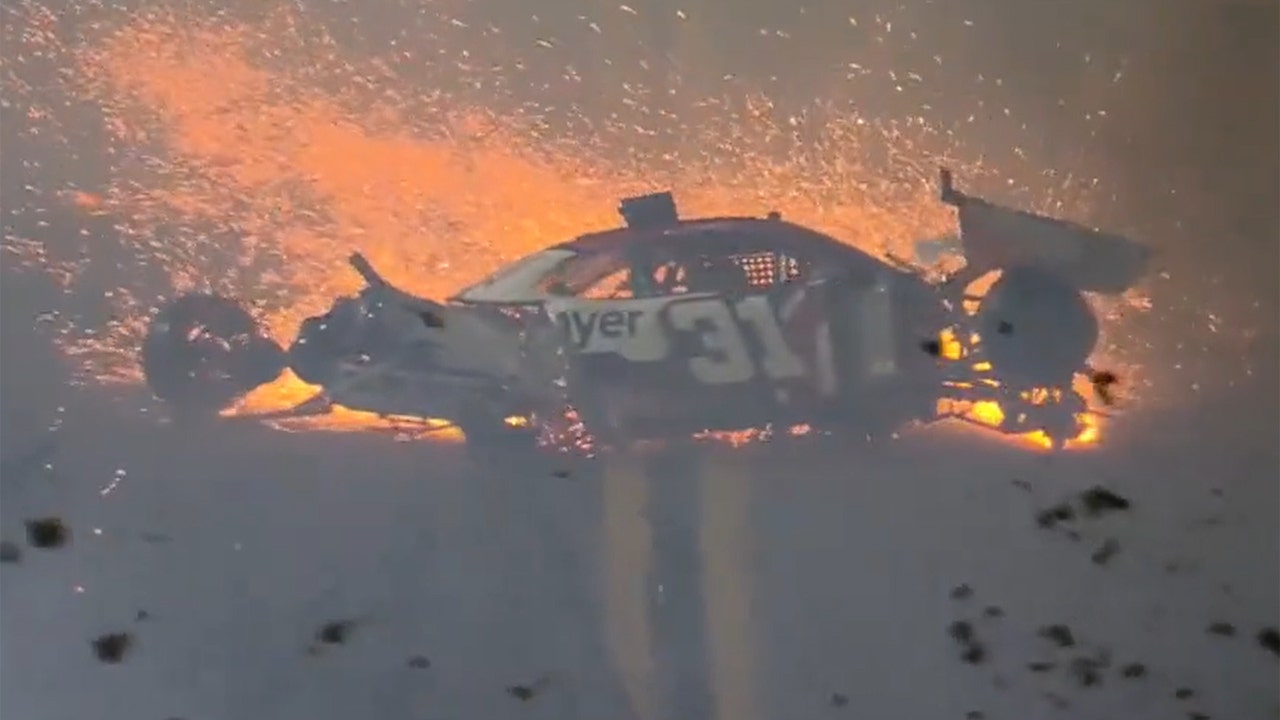 See it: NASCAR driver 'blessed' to survive fiery airborne crash at Daytona