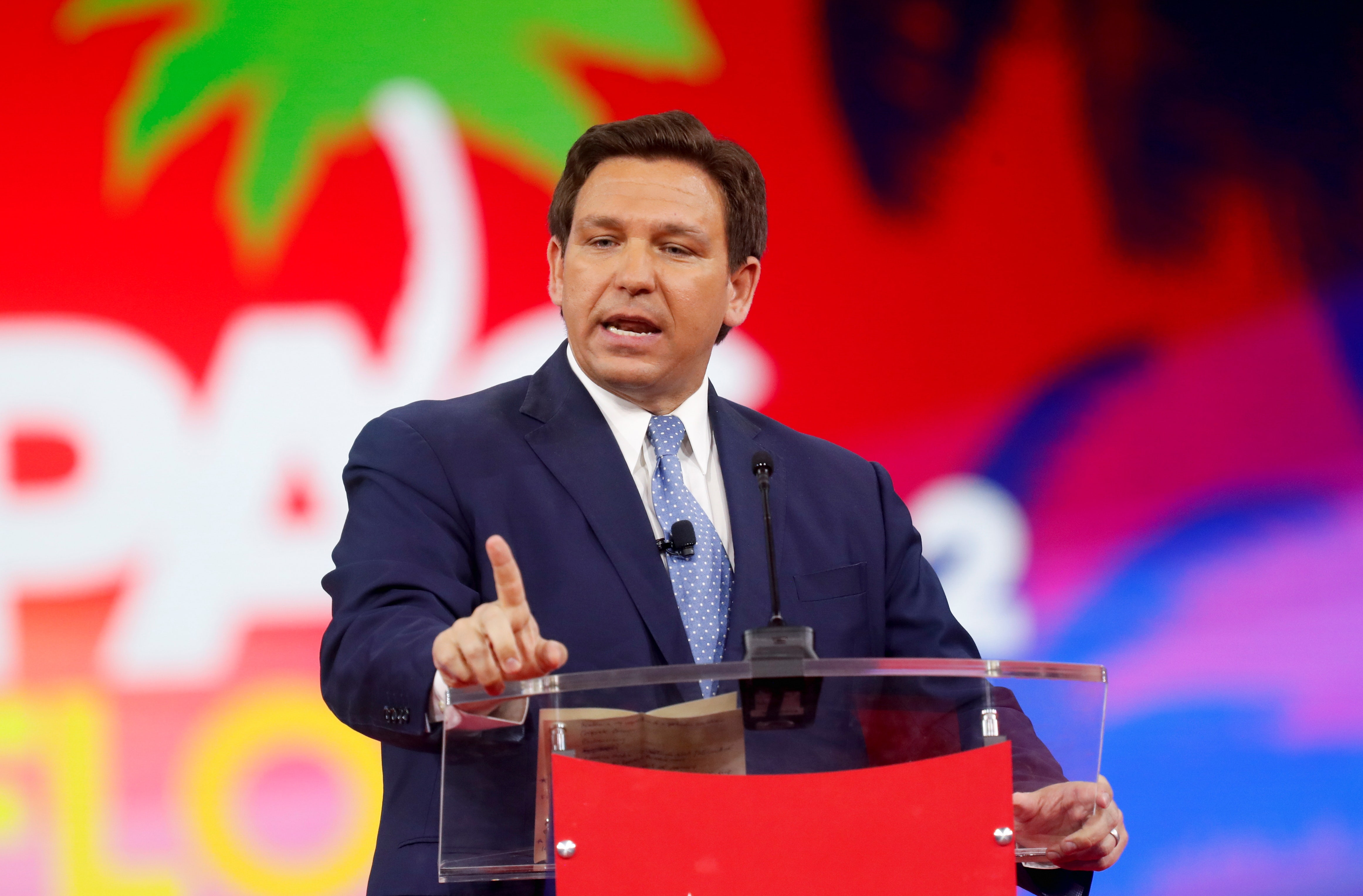 DeSantis rails against Biden border polices, former DA over stabbing death of married couple