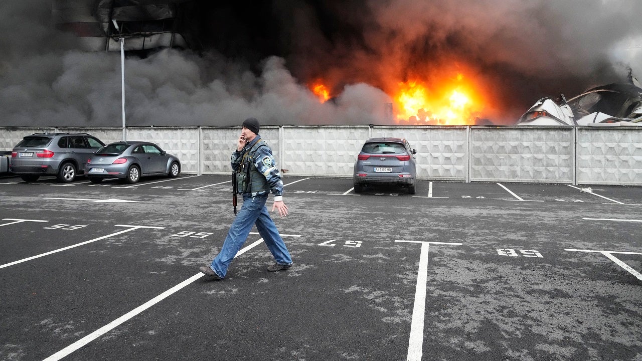 Russia-Ukraine war: Photos show devastation of attacks as invasion reaches eighth day