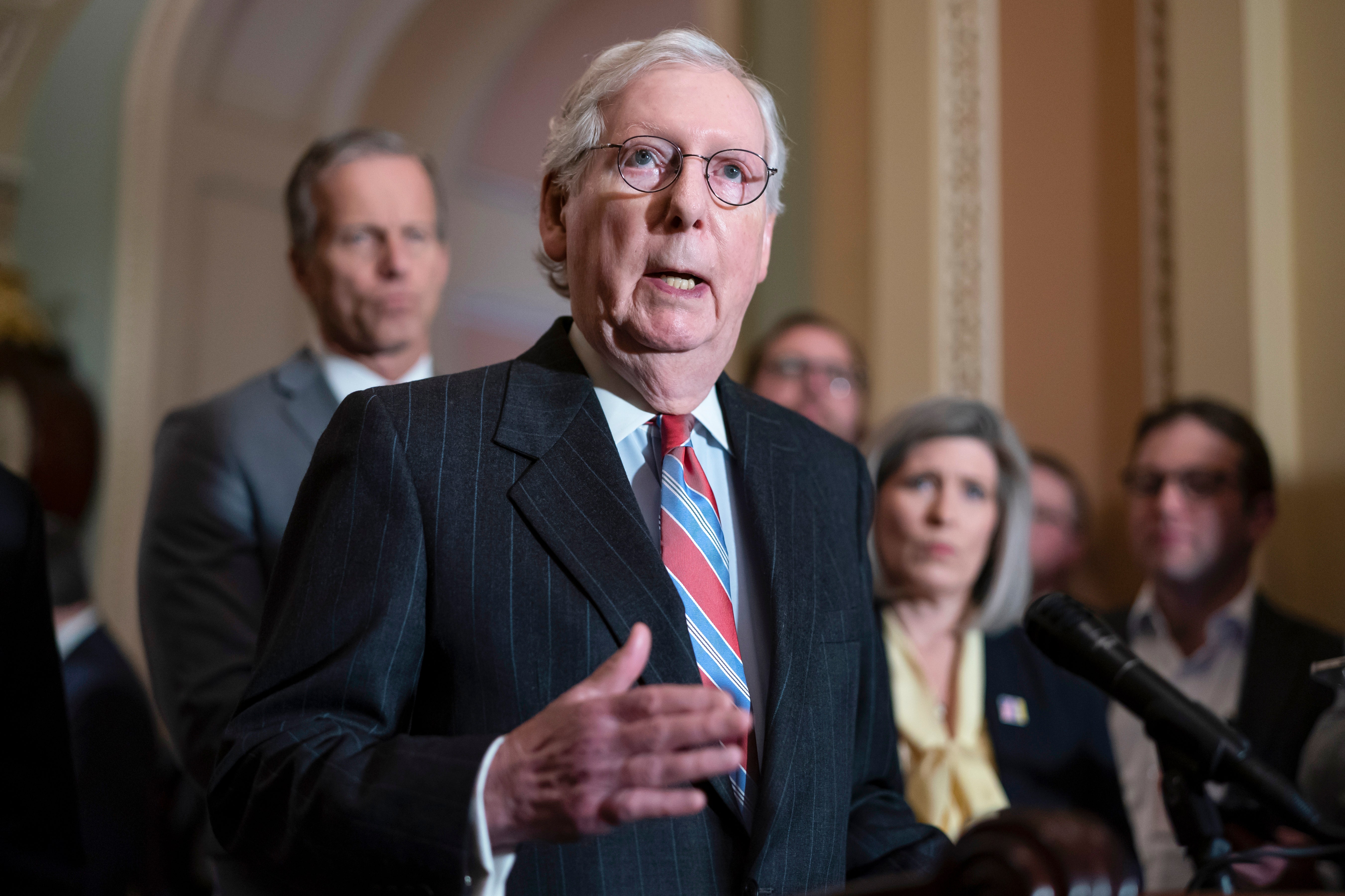 Sen. Mitch McConnell discharged from hospital after being treated for concussion from fall