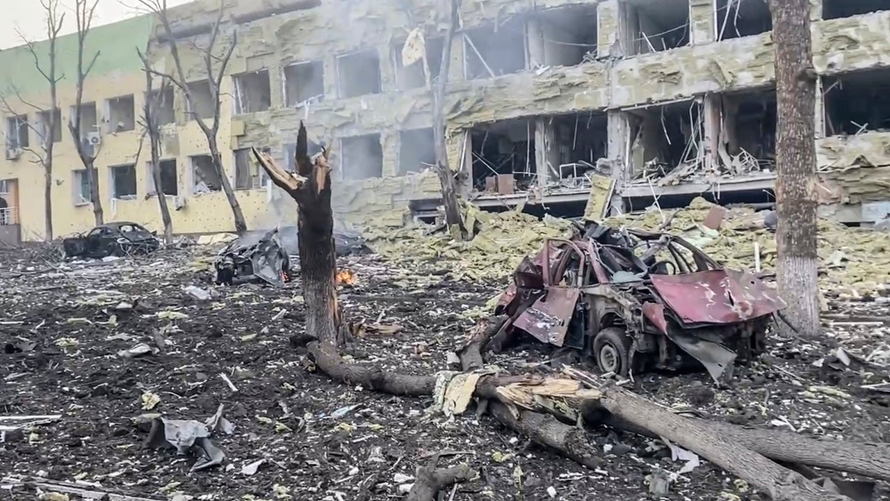 Russia-Ukraine war photos: Mariupol hospital bombed as over 2.1M refugees flee, others scramble to safety