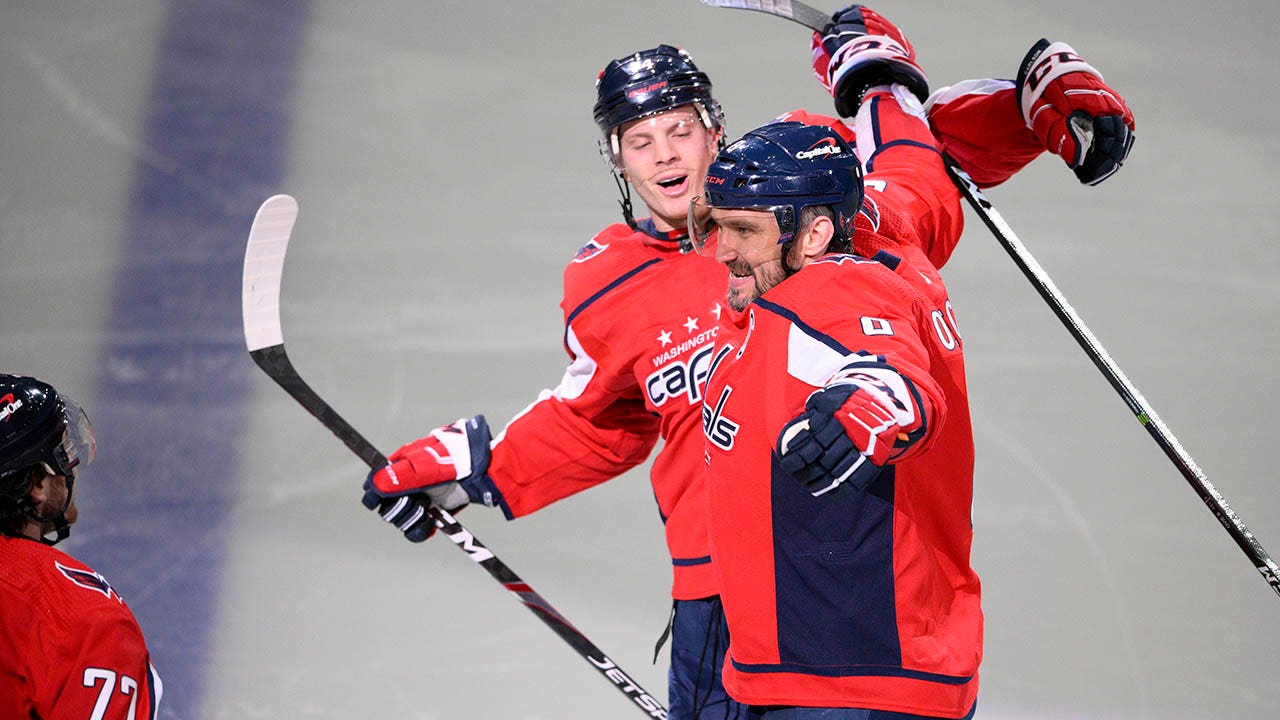 Alex Ovechkin de CAPS empató con Jaromir Jäger en el tercer lugar en la lista de objetivos de carrera de la NHL