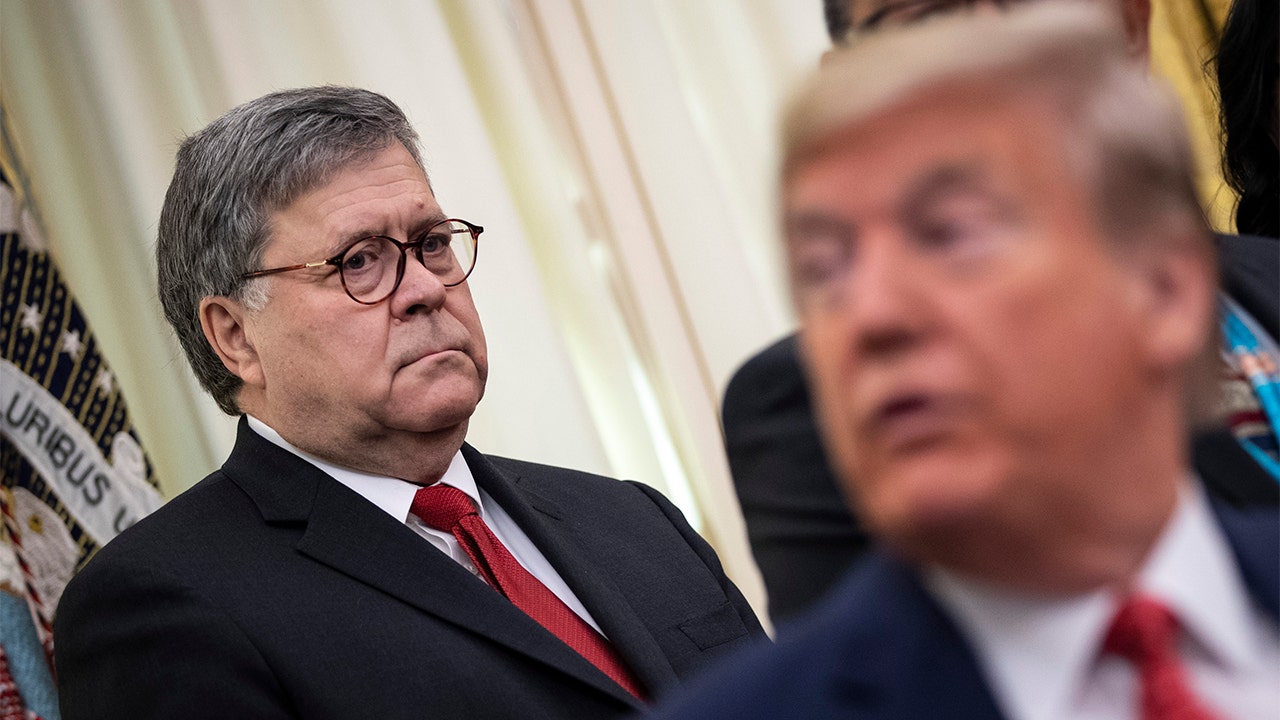 Former AG Bill Barr refutes media narrative he was 'toady' to Trump, defends supporting him despite criticism