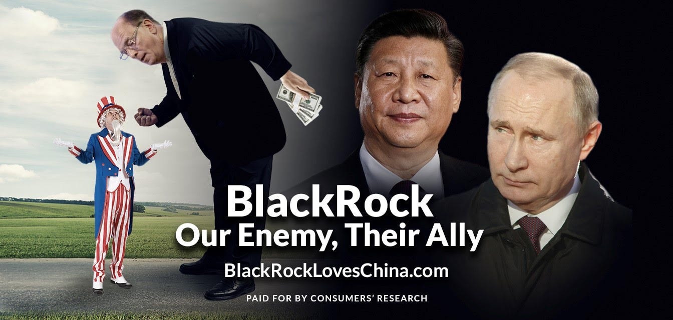 Consumers' Research deploying mobile billboards, new ad linking BlackRock CEO to China