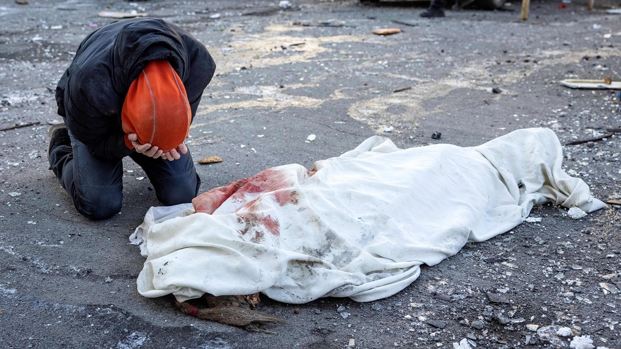 Russia, Ukraine war photos: Rescuers pull Mariupol theater survivors from rubble as Kremlin forces wreak havoc