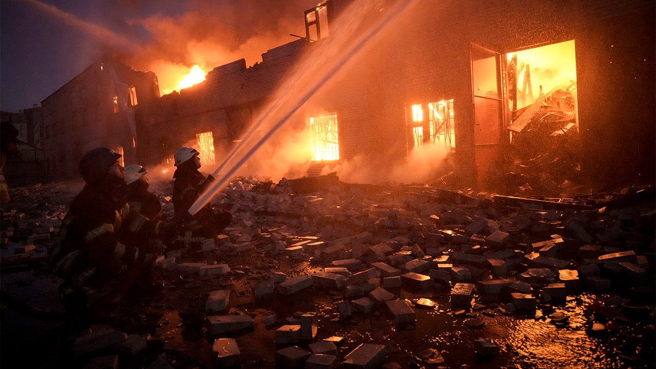 PHOTOS: Brutal Russian airstrike sets Mariupol theatre filled with innocent Ukrainians on fire