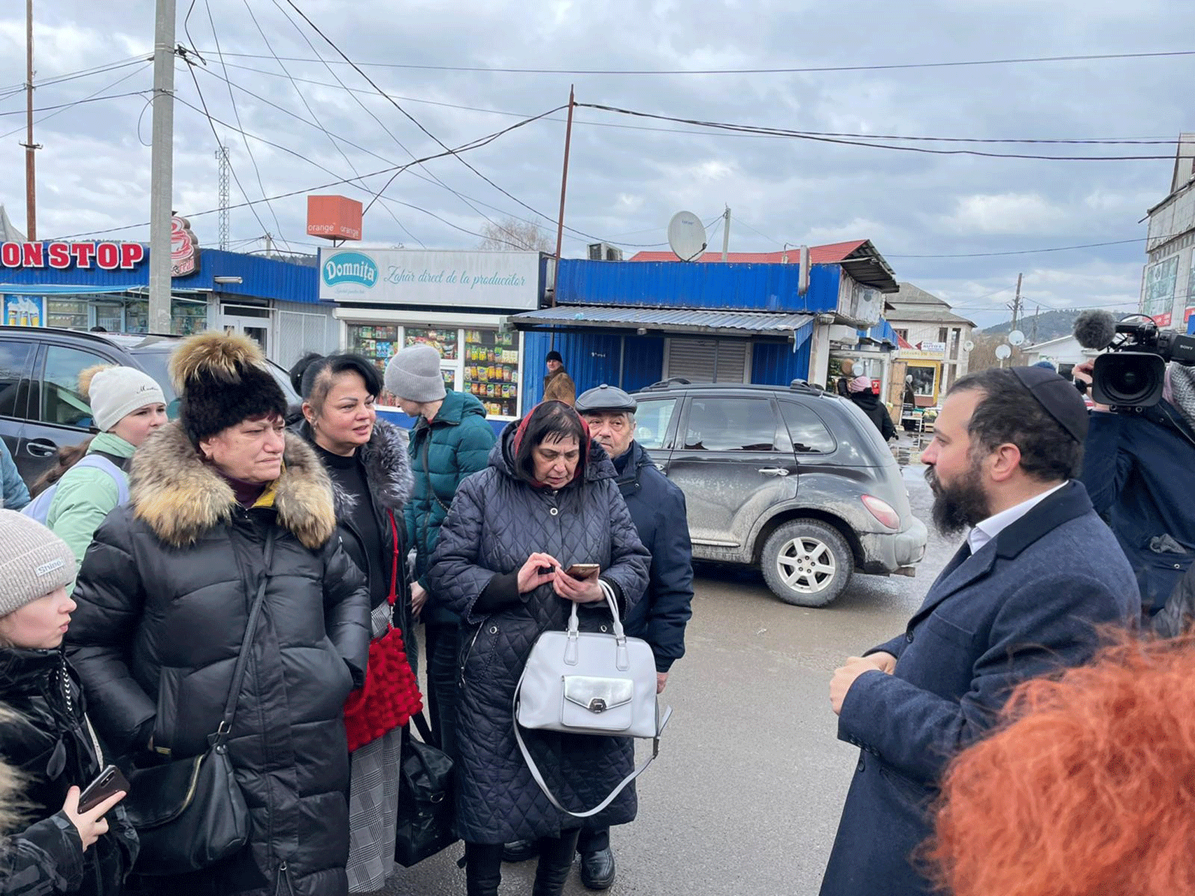 Ukrainians from all walks of life look to get shelter from the violence and many Jewish charities have stepped up to help.