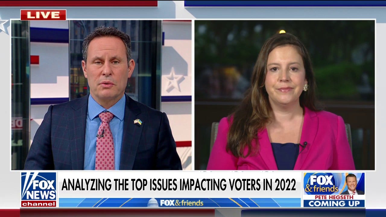 Rep. Stefanik on 'Fox & Friends': Democrats 'running for the hills' before midterms
