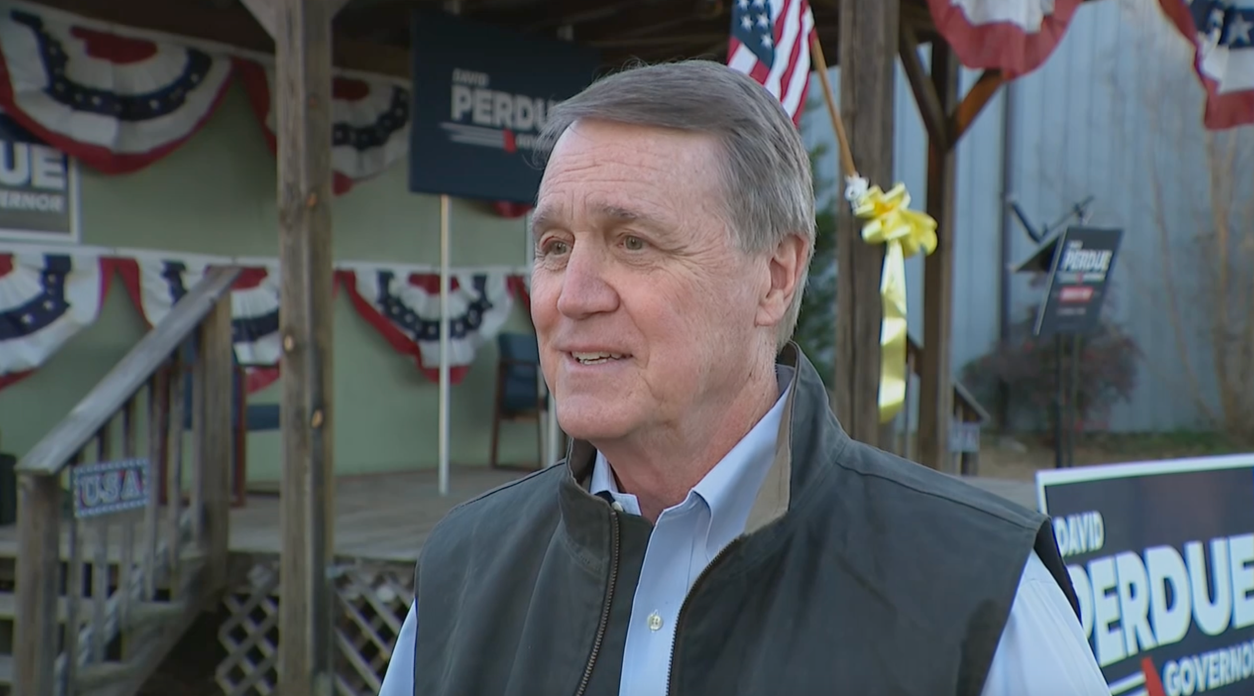 Georgia GOP gubernatorial candidate Perdue says top four Republicans in the state 'let us down'