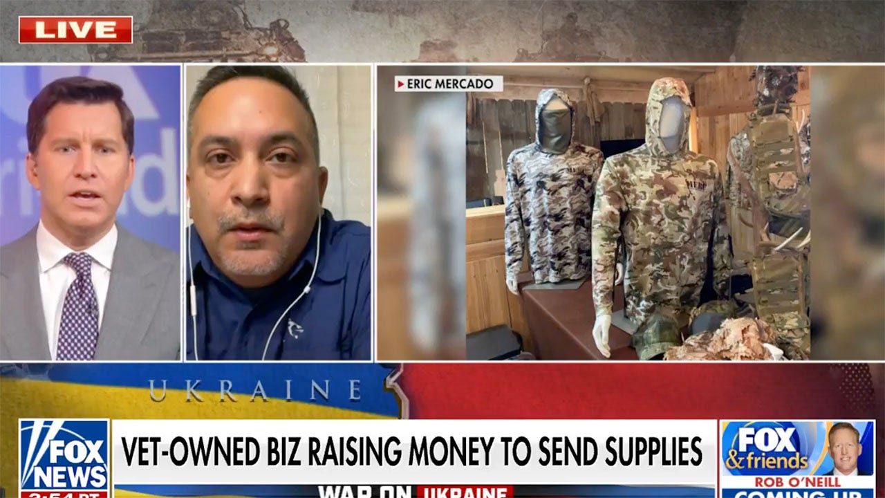 Texas veteran sending camo to Ukrainians says donations are 'pouring in' after Fox appearance