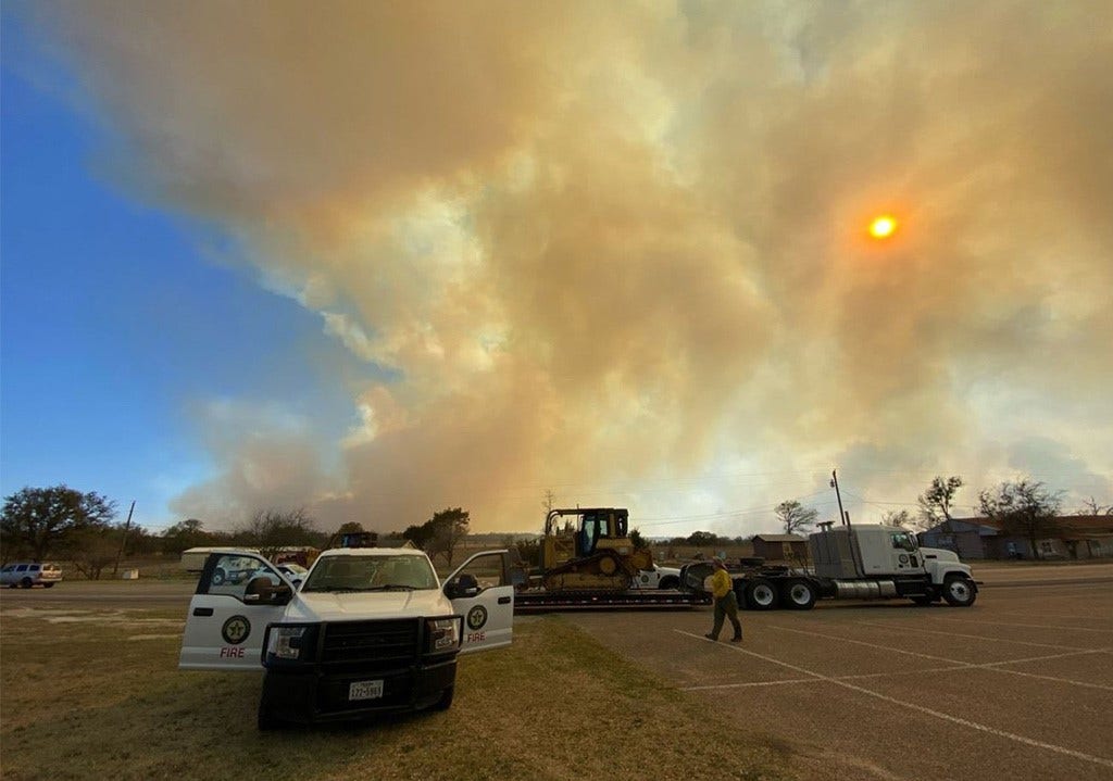 Texas wildfires erupt in Coryell County, prompting multiple evacuations