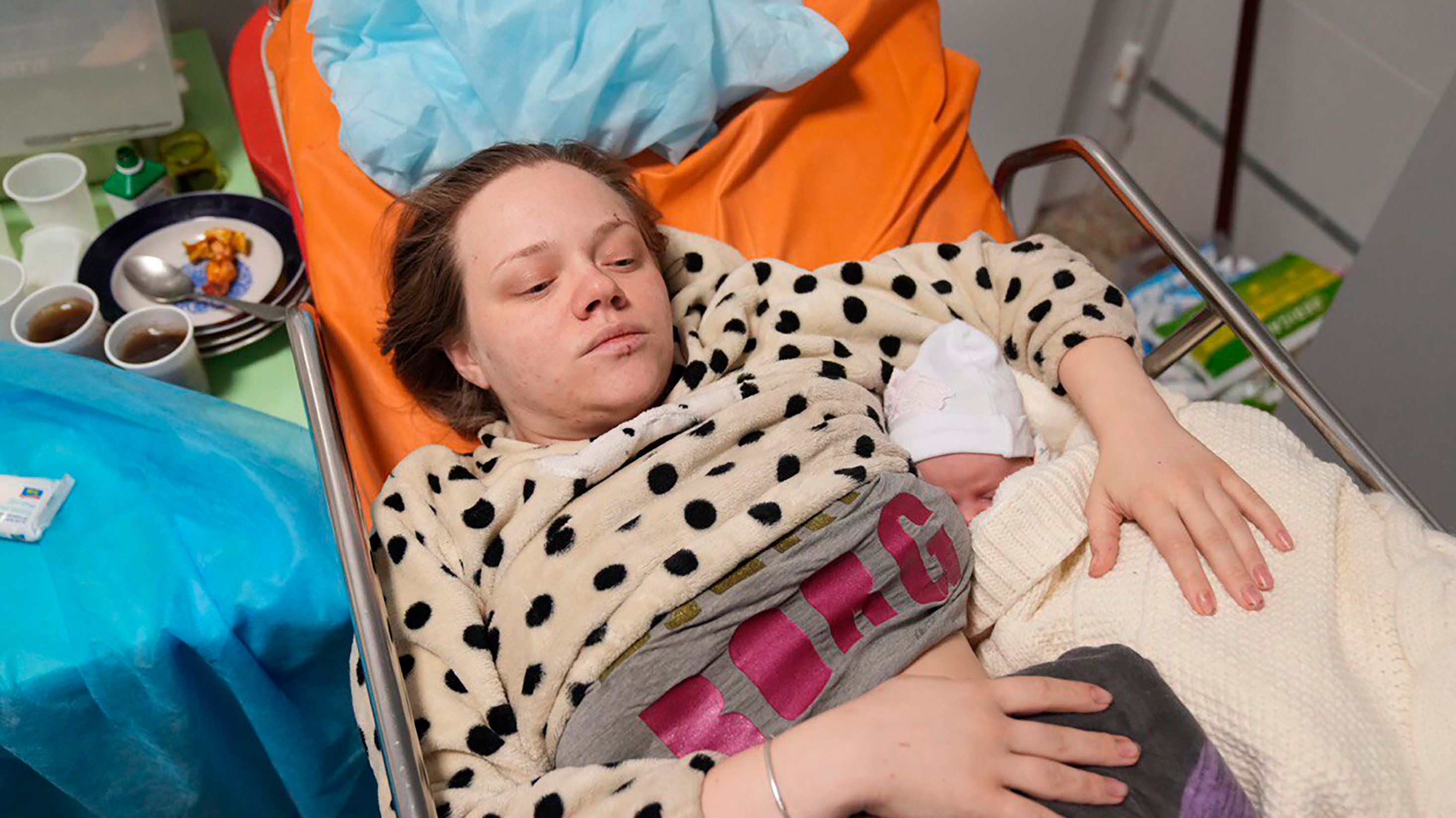 Ukrainian woman who survived hospital bombing gives birth to baby girl