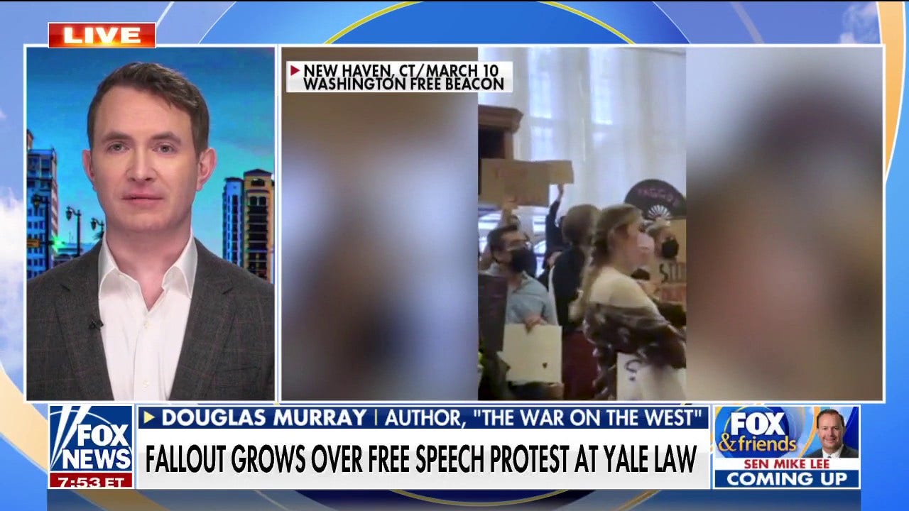 Douglas Murray on Yale free speech protest: Law schools in crisis from 'activist left-wing mobs'
