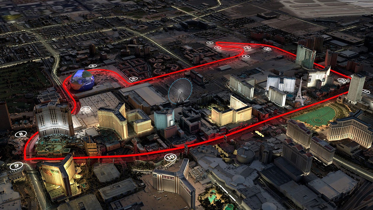 Formula One cars to race down Las Vegas Strip at 212 mph in 2023