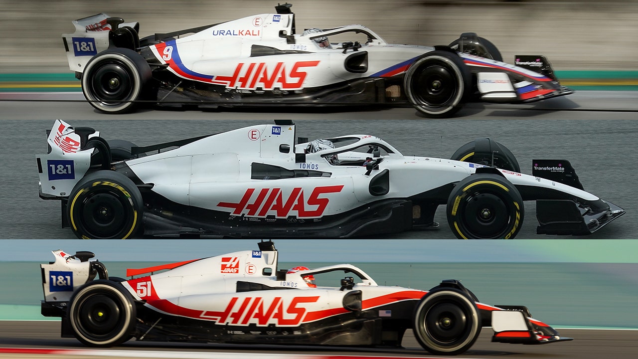 America's Haas F1 team debuts Russia-free car