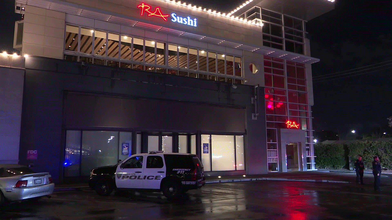 Two MMA fighters helped take down a man who fired a gun inside of RA Sushi in Houston's Highland Village, police say.
