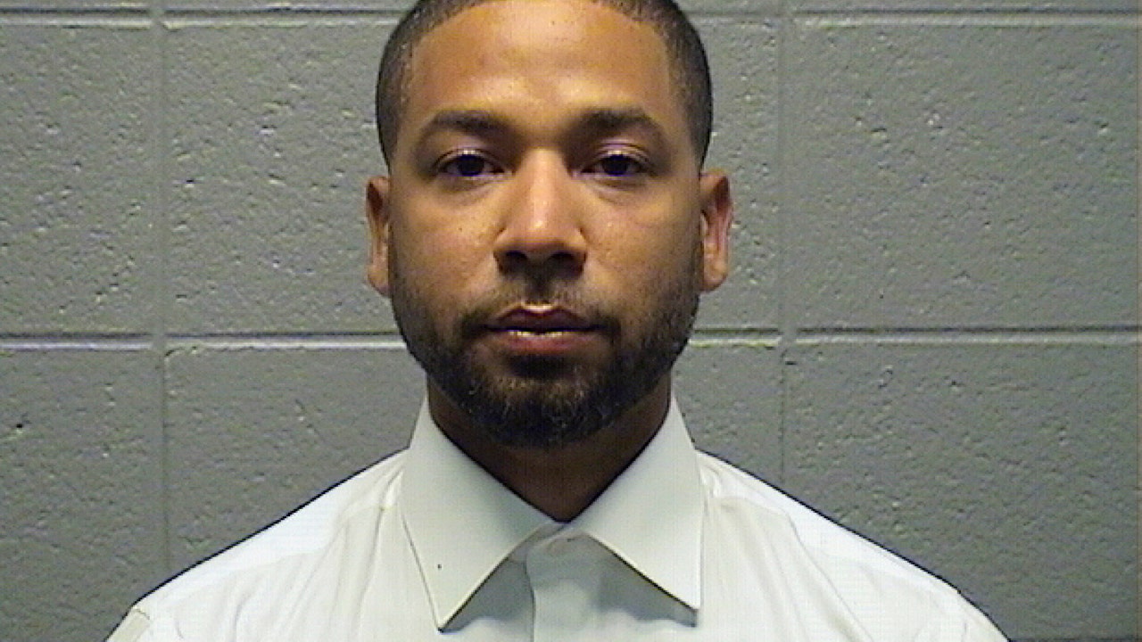 Jussie Smollett's booking photo released after drama unfolds at sentencing hearing