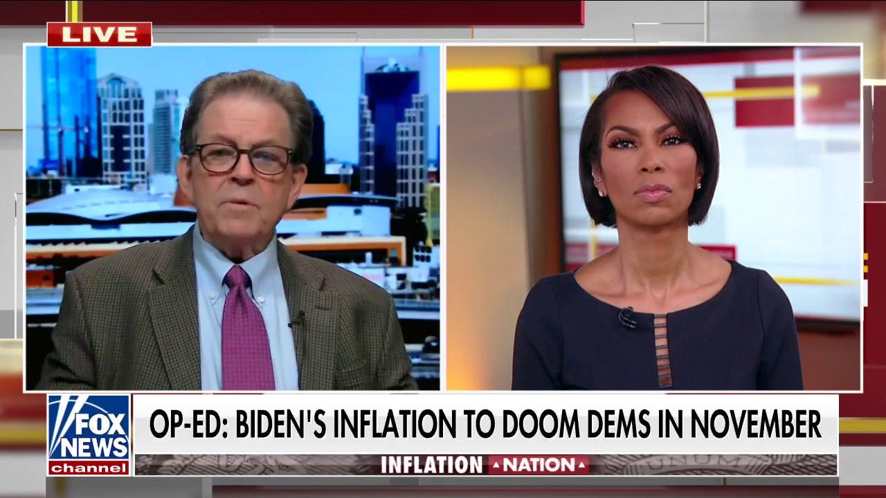 Former Reagan adviser sounds alarm on inflation: 'They're doing nothing to stop it'