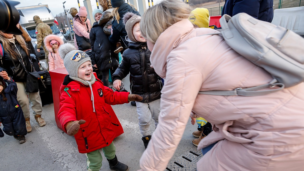 Ukraine's displaced children, caught up in Russia's attacks, reunited with moms in Poland