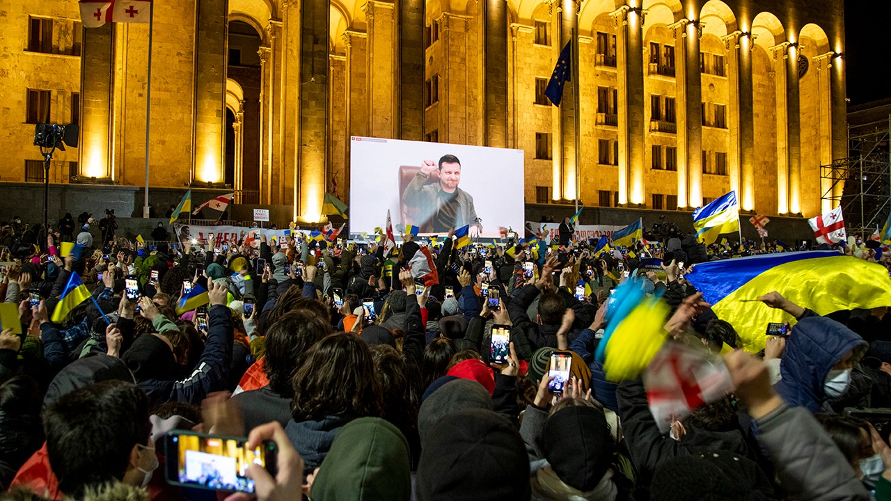 Zelenskyy appeals to crowds via video at pro-Ukraine rallies across Europe: 'Please don't be silent'