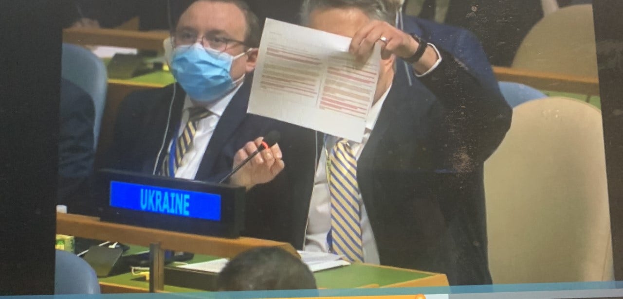 Russia fails to 'undermine' UN's unified efforts in Ukraine, ambassador says