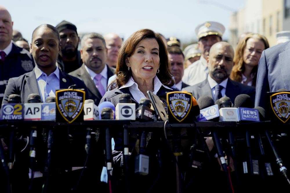 NY Gov. Hochul rails against 'insanity' of NYC crime surge and ignores obvious solutions