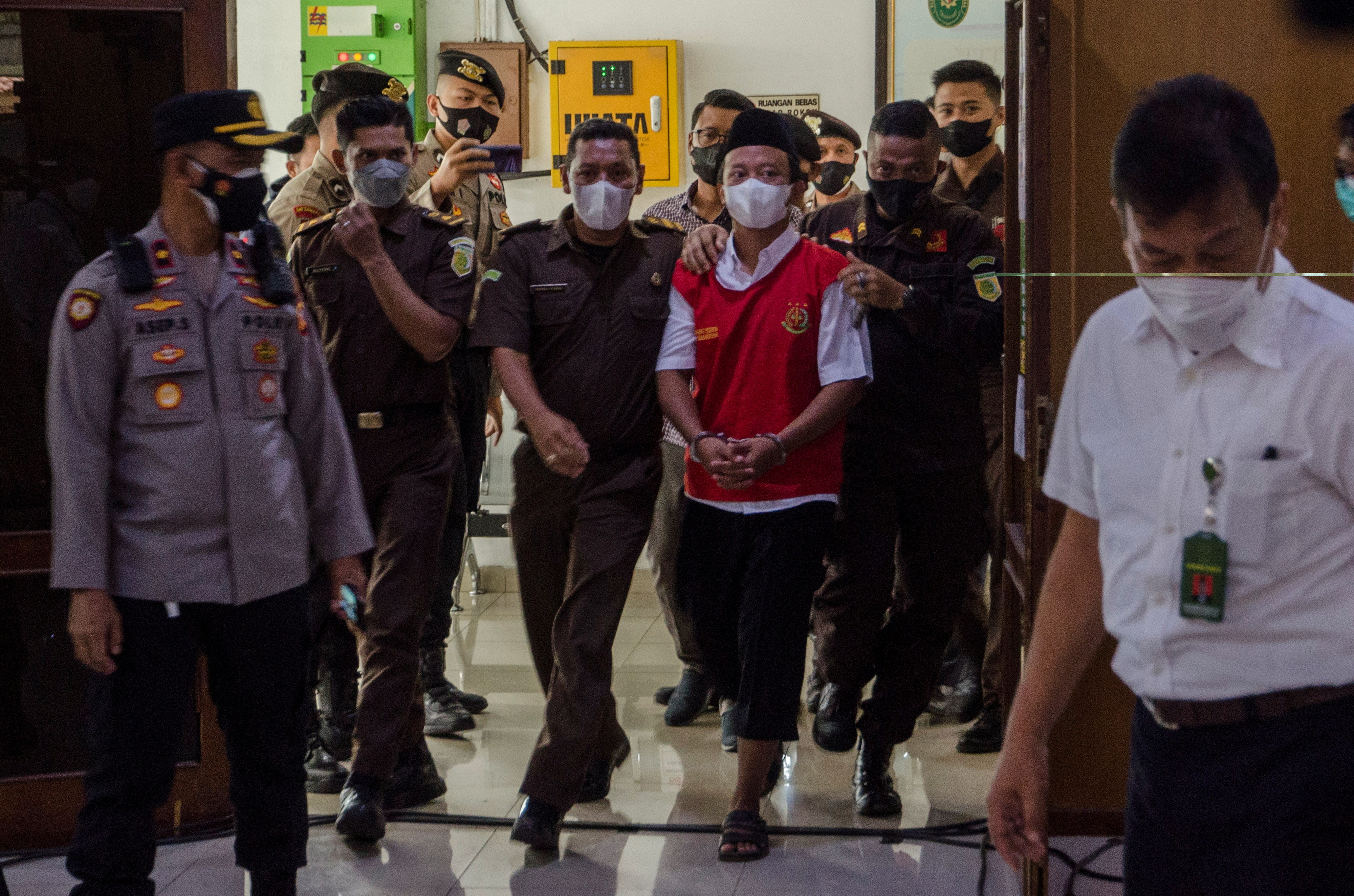 Indonesian teacher sentenced to death for raping 13 students, impregnating 8 of his victims