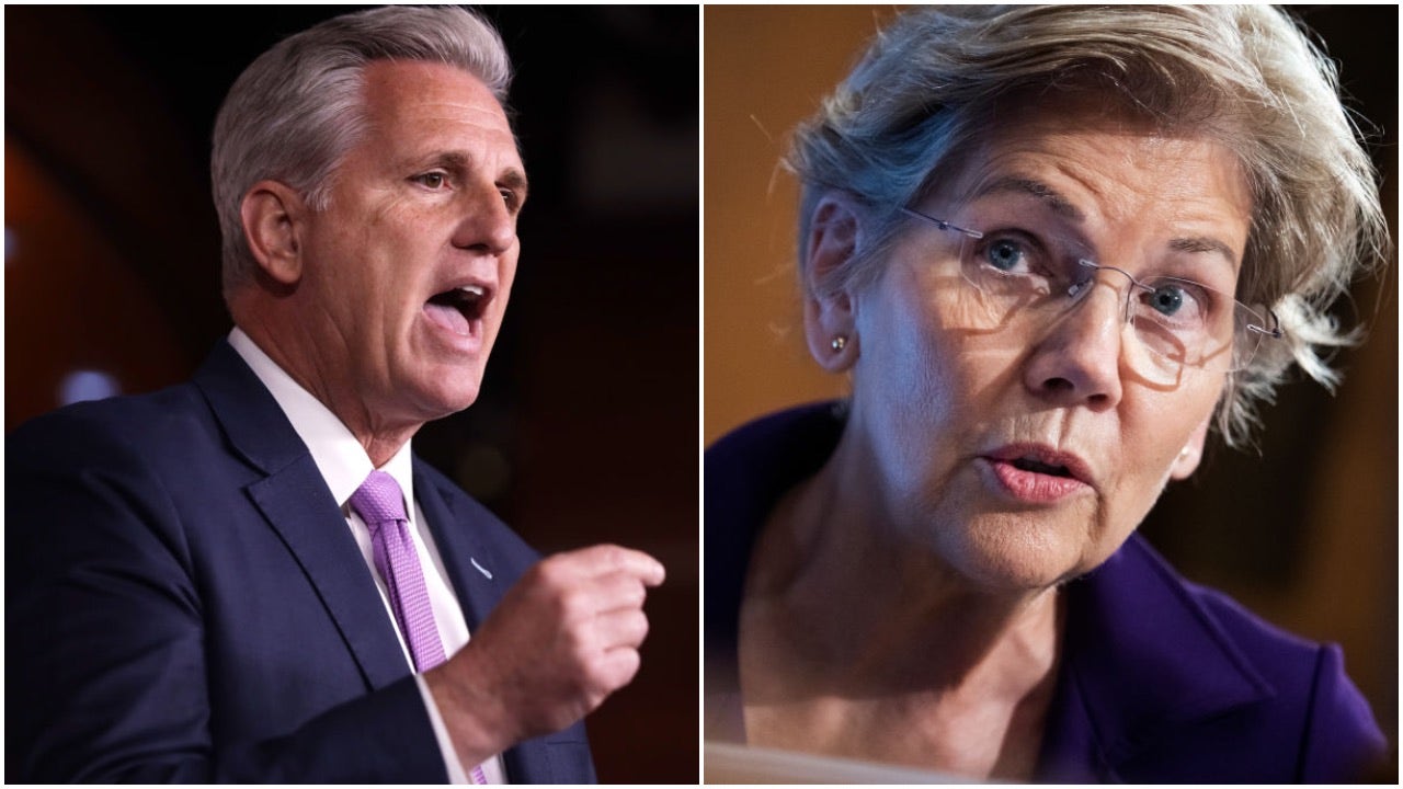 Sen. Warren accuses Kevin McCarthy of being a 'liar' and a 'traitor'