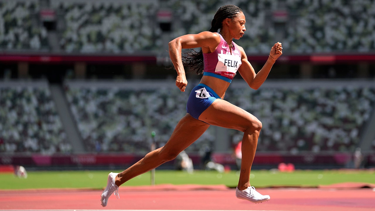 Yesterday, Allyson Felix posted this race , with her commentary