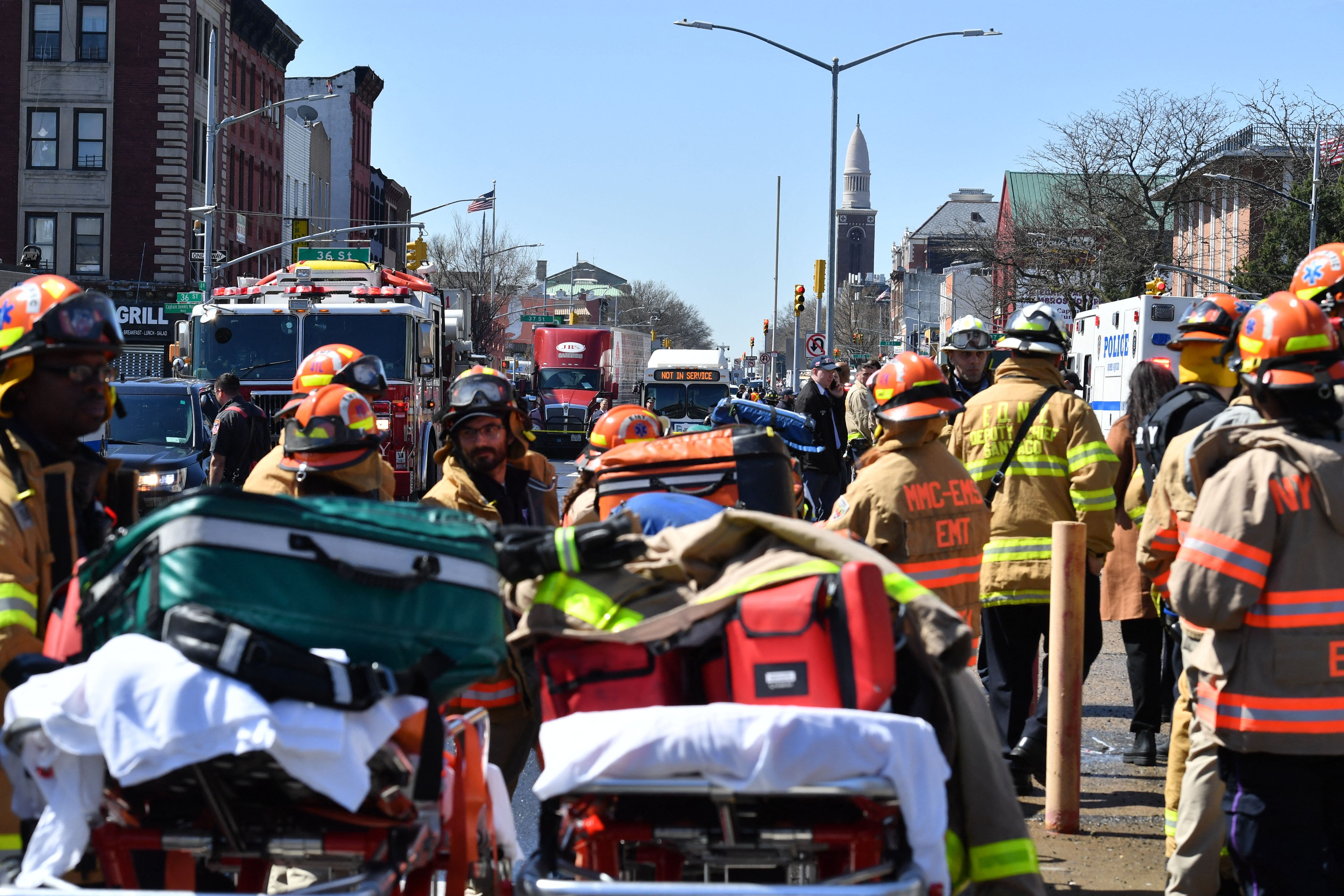 Brooklyn subway shooting witness describes harrowing attack: 'Pools of blood everywhere'