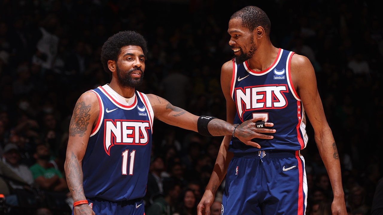 Kyrie Irving swipes at Nets after Kevin Durant reportedly traded to Suns: ‘Glad that he got out of there’
